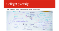 Desktop Screenshot of collegequarterly.ca